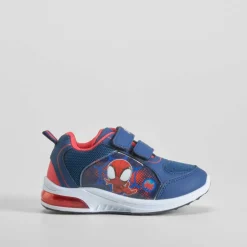 Deportiva de luces color azul SPIDERMAN
