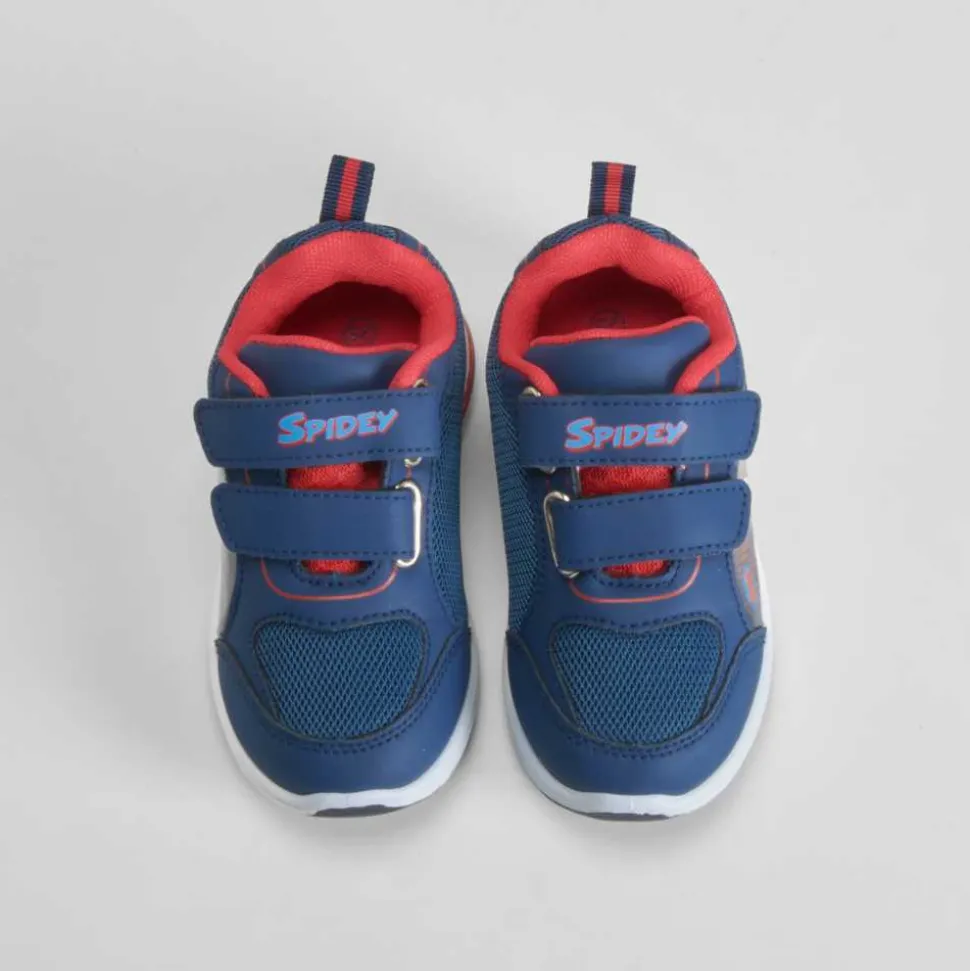 Deportiva de luces color azul SPIDERMAN