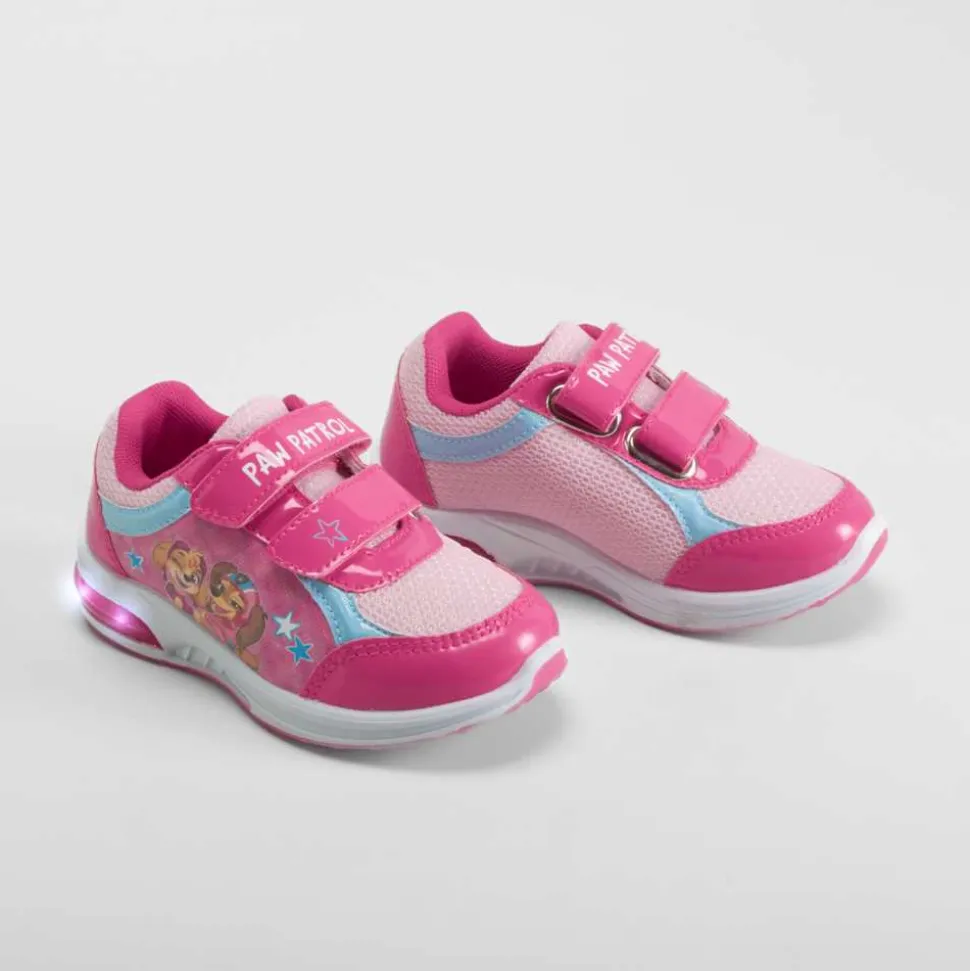 Deportiva luces color rosa PATRULLA CANINA