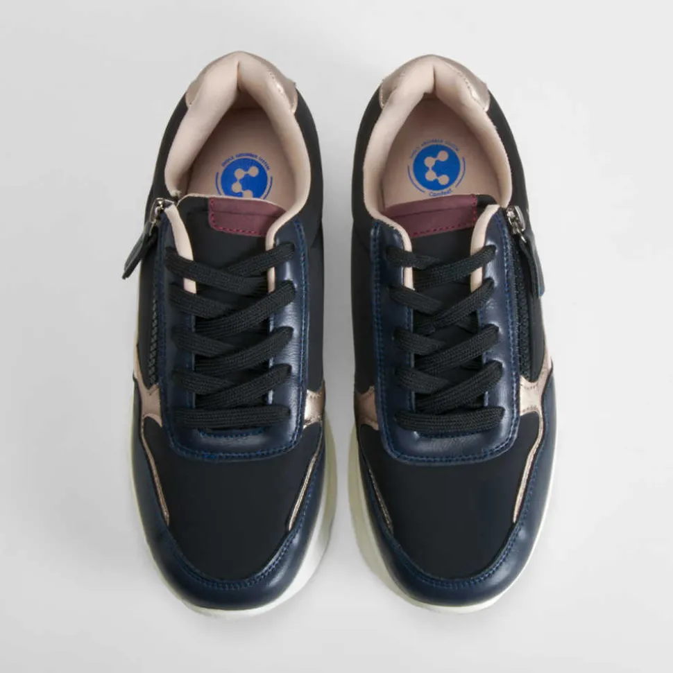Deportiva multicolor negra COMFEET