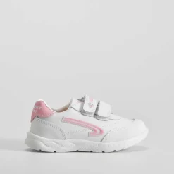 Deportiva piel tres velcros blanca PABLOSKY