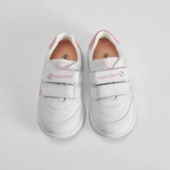 Deportiva piel tres velcros blanca PABLOSKY