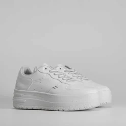 Deportiva plataforma básica blanca NYC