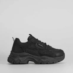 Deportiva plataforma chunky negra NYC
