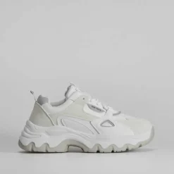 Deportiva plataforma chunky blanca NYC