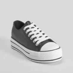 Deportiva plataforma negra OH GIRL