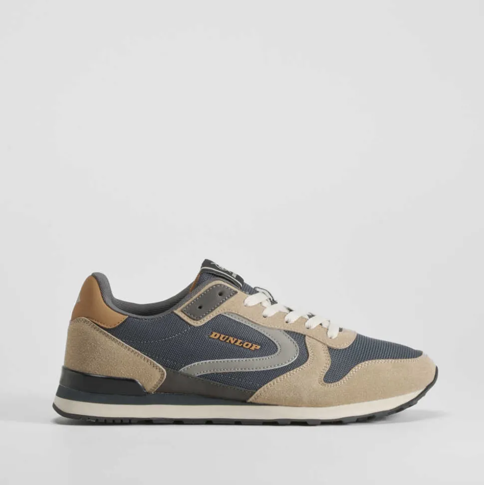 Deportiva retro casual taupe DUNLOP