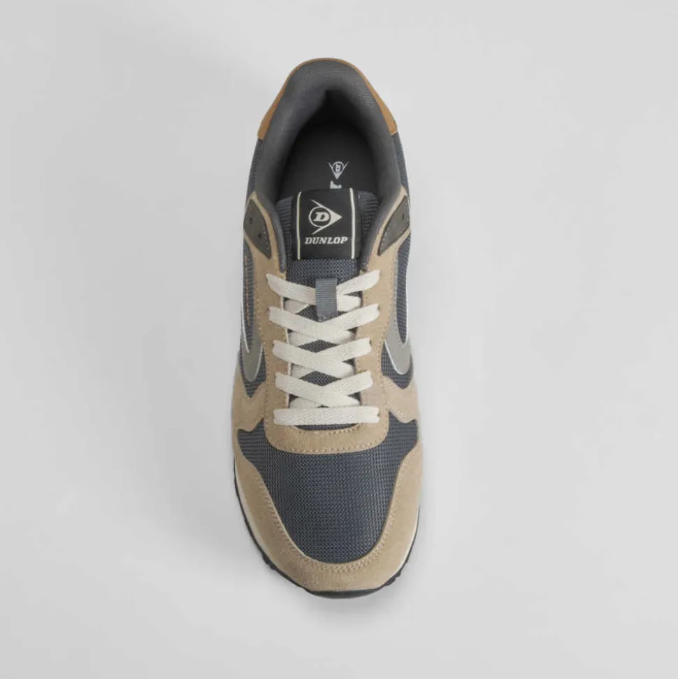 Deportiva retro casual taupe DUNLOP