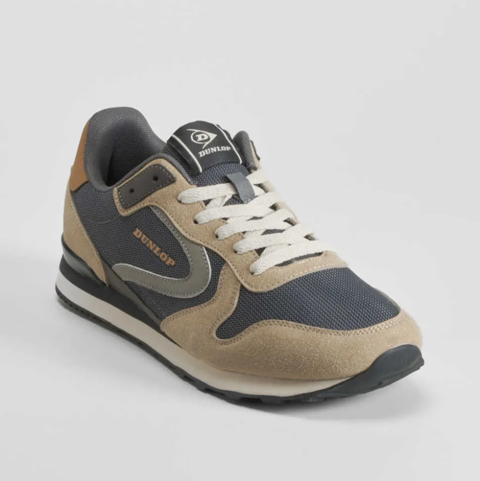 Deportiva retro casual taupe DUNLOP