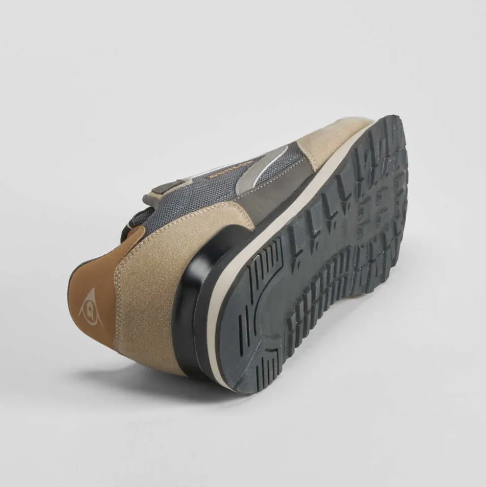 Deportiva retro casual taupe DUNLOP