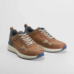 Deportiva retro runner marrón SENDA ROAD