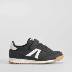Deportiva retro velcro negra SEVEN FIVE