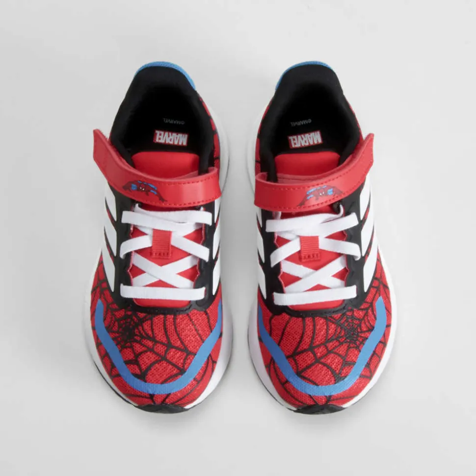 Deportiva RUNFALCON spiderman roja adidas