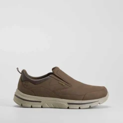 Deportiva slip on helium marrón COMFEET