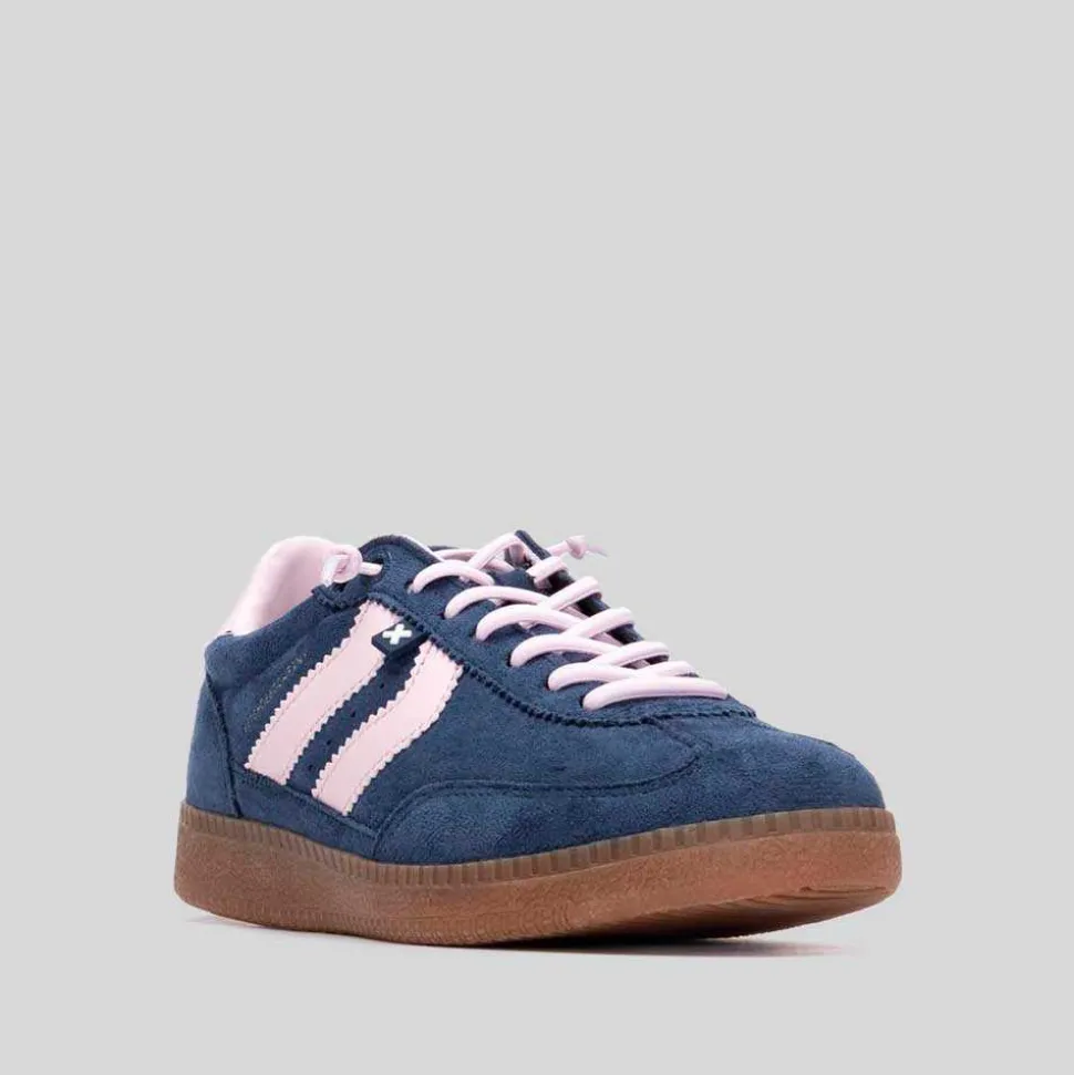 Deportiva sneaker suela caramelo azul marino XTI