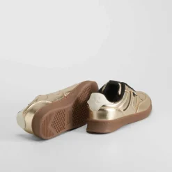 Deportiva sneaker suela caramelo oro NYC