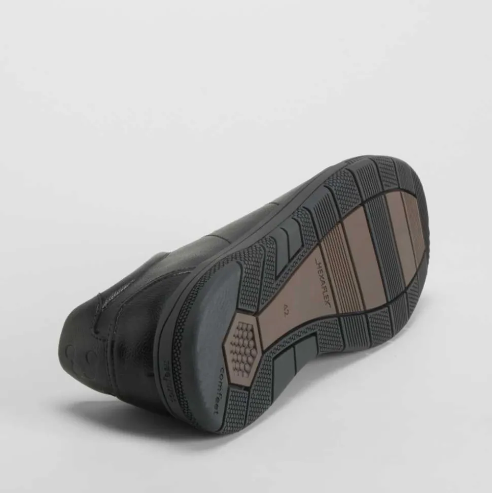 Deportiva urbana hexaflex negra COMFEET