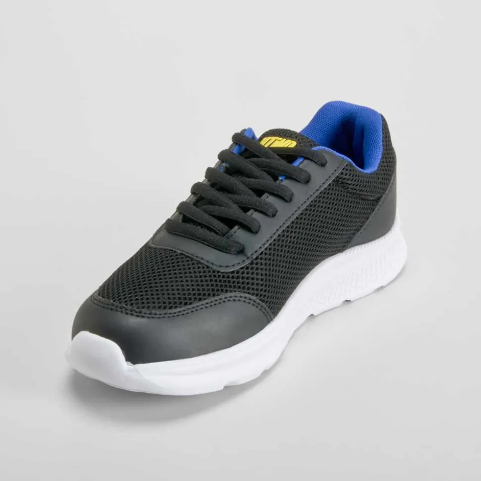 Deportiva walking color negro y azul UTWO