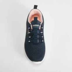 Deportiva walking elásticos azul COMFEET