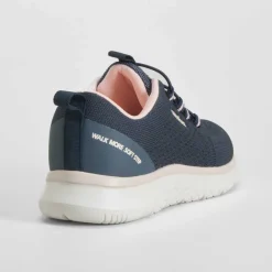 Deportiva walking elásticos azul COMFEET