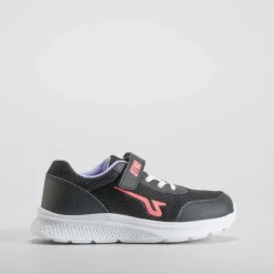 Deportiva walking negro y rosa UTWO