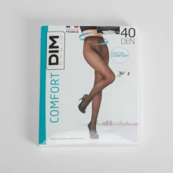 Medía panty 40D Confort negro DIM