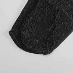 Media panty negra con brillos