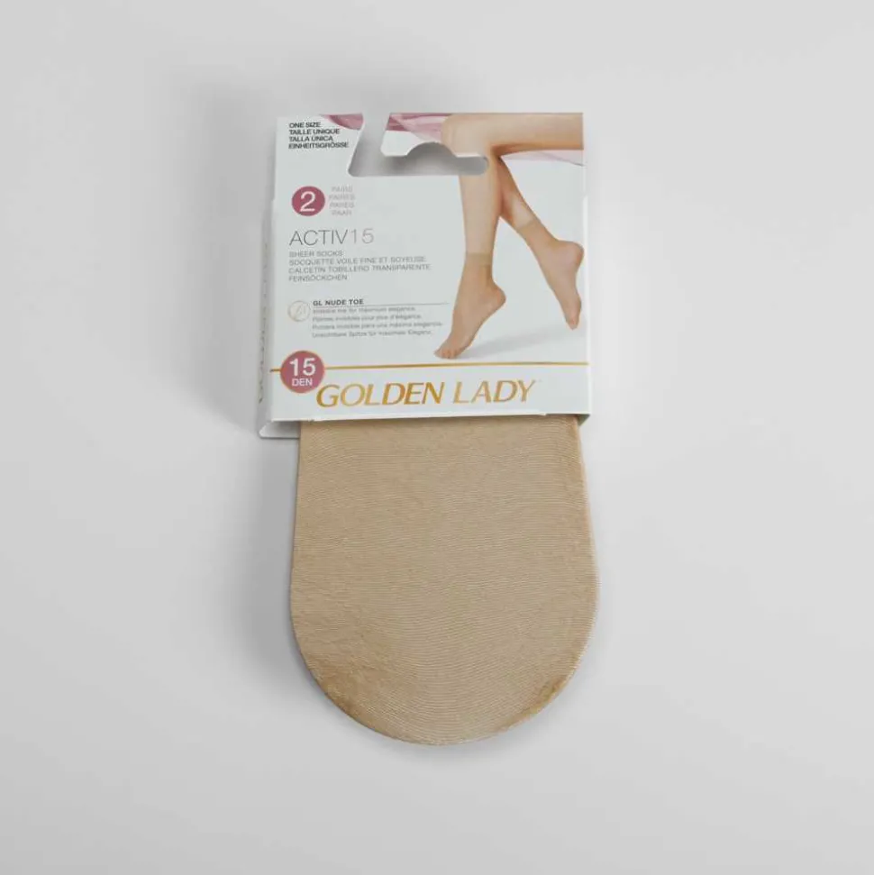 Medias tobilleras 15D invisible GOLDEN LADY