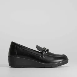 Mocasín cadena negro de COMFEET