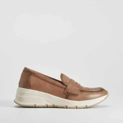 Mocasín cuña beige COMFEET