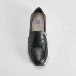 Mocasín cuña negro COMFEET