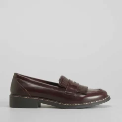Mocasín flecos marrón PICCOLA PIU