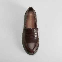 Mocasín flecos marrón PICCOLA PIU