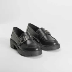 Mocasín hebilla negro NYC