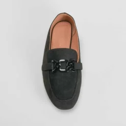 Mocasín plano negro PICCOLA PIU