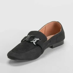 Mocasín plano negro PICCOLA PIU