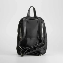 Mochila antirrobo nylon reciclado negra SENDA ROAD