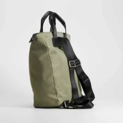 Mochila pespuntes kaki NYC