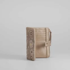 Monedero mandalas bordados camel SENDA ROAD