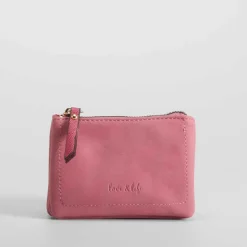 Monedero terciopelo rosa PICCOLA PIU