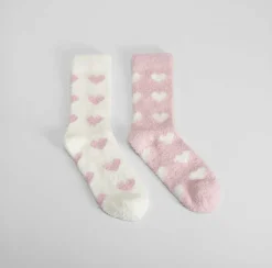 Pack 2 calcetines antideslizantes rosa MERKAL