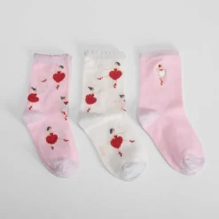 Pack 3 calcetines bailarina rosa MERKAL
