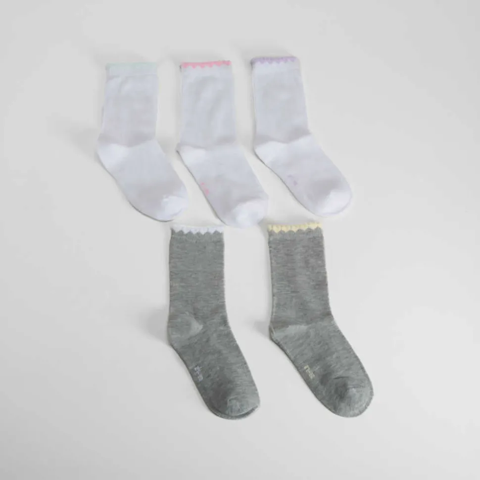 Pack 5 calcetines corazones multicolor MERKAL