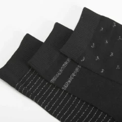 Pack 3 calcetines lurex media caña MKL