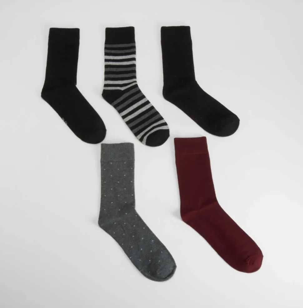 Pack 5 calcetines media caña multicolor MERKAL