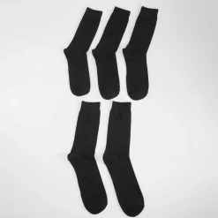 Pack 5 calcetines negros básicos MKL