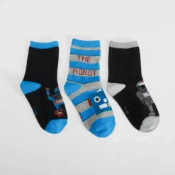Pack 3 calcetines robot multicolor MERKAL