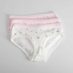 Pack de tres braguitas de niña estrellas