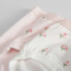 Pack de tres braguitas de niña flores