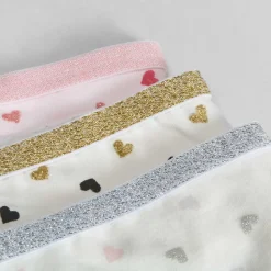Pack de 3x braguitas con corazones niña